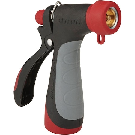 All-Source Gilmour Pro Metal 160 Degree Hot Water Pistol Nozzle, Red & Black 1065670